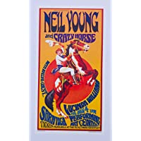 Bob Masse Neil Young and Crazy Horse Lucinda Williams Rock Concert Poster Signed by Artist