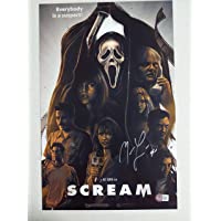 MATTHEW LILLARD Signed 11x17 Scream Poster Ghostface Autograph BAS QR JSA COA A