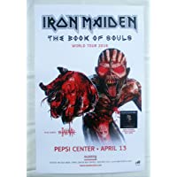 2016 Iron Maiden The Book of Souls Tour Concert Poster