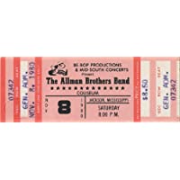 Allman Brothers Band 1980 Unused Concert Ticket