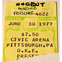 Foreigner Ted Nugent Pittsburgh 6/30/77 Ticket Stub