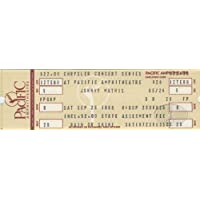 JOHNNY MATHIS 1985 Unused Concert Ticket