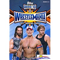 2017 Topps WWE Road to Wrestlemania HUGE Factory Sealed HANGER Box with 42 Cards includes (5) EXCLUSIVE RTW Cards! Look…