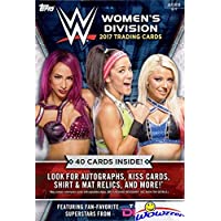 2017 Topps WWE Women’s Division HUGE Factory Sealed HANGER Box with 40 Cards including (5) EXCLUSIVE Cards! Look for…