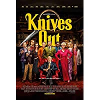 KNIVES OUT - 13.5"x20" Original Promo Movie Poster 2019 Chris Evans Daniel Craig