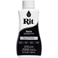 Rit Dye 43327 Purpose Liquid Dye, Black, 8 Fl Oz