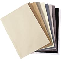 Neutral Color Acrylic Felt Sheets 9x12 Felt Sheets for Crafts, Christmas Gift Wrapping Supplies Fabric Sheets, Great…