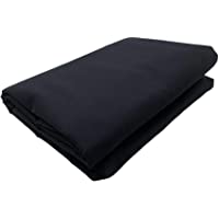 AK TRADING CO. Muslin Fabric/Textile - Draping Fabric - Black 1 Yard Medium Weight - 100% Cotton (60in. Wide)