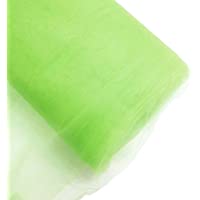 Craft And Party, 54" by 40 Yards (120 ft) Fabric Tulle Bolt for Wedding and Decoration (Apple Green)