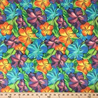 Printed Canvas Fabric Waterproof Outdoor 60" Wide 600 Denier Sold by The Yard (Aloha)