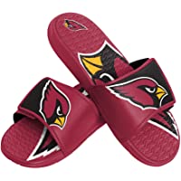 FOCO Mens NFL Team Logo Sport Shower Gel Slide Flip Flop Sandals