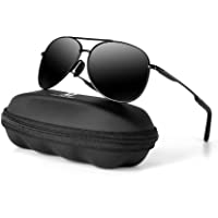 Aviator Sunglasses for Men Polarized Women-MXNX UV Protection Lightweight Driving Fishing Sports Mens Sunglasses MX208