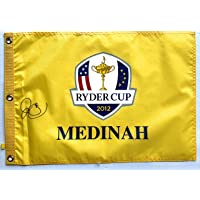 Rory Mcilroy signed Ryder cup flag 2012 medinah golf pga