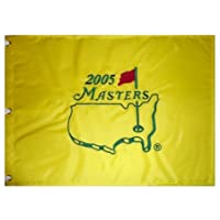 2005 Masters Embroidered Golf Pin Flag - Tiger Woods Champion, Jack Nicklaus Final