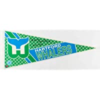 Bobby Hull Hartford Whalers signed Whalers Pennant inscribed HOF1983