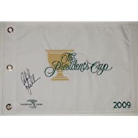 Phil Mickelson Autographed 2009 Presidents Cup Golf Flag