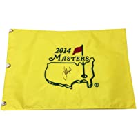 Authentic Autographed Lee Westwood 2014 Masters Flag ~ Certified