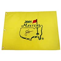 Jack Nicklaus Autographed 2005 Masters Golf Pin Flag - Last Masters