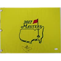 Sergio Garcia 2007 Masters Signed Yellow Pin Flag JSA 140470
