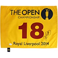 Rory McIlroy Signed Autographed 2014 British Open Championship Golf Pin Flag JSA COA