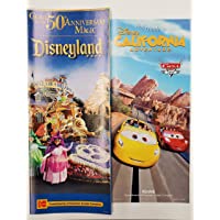 Disneyland Park Set of 8 Map Tour Guides Featuring 50th Anniversary California Adventure Cars Land Darth Vader Dumbo…