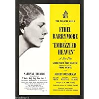 Ethel Barrymore"EMBEZZLED HEAVEN" Sanford Meisner/Martin Blaine 1944 FLOP Washington Tryout Flyer