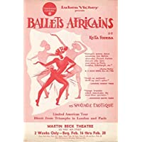 Luben Vichey Presents Ballets Africains de Keita Fodeba, Martin Beck Theatre, February 1959: Advertising Flyer