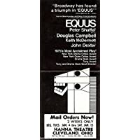 Douglas Campbell "EQUUS" Keith McDermott / Peter Shaffer 1977 Cleveland Flyer