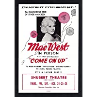 Mae West "COME ON UP" Shubert Theatre / New Haven 1946 Pre-Broadway Tryout Flyer