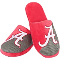 FOCO Mens NCAA Team Logo Staycation Plush House Shoes Slide Slippers