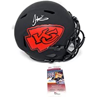 Tyreek Hill Kansas City Signed Autograph RARE ECLIPSE Black Full Size Speed Helmet JSA Witnessed Certified