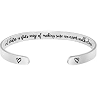 Joycuff Inspirational Bracelets for Women Mom Personalized Gift for Her Engraved Mantra Cuff Bangle Crown Birthday…