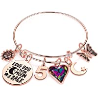 Birthday Gifts for Women Girls Bracelet, Birthday Charm Bracelets 10th 20th 30th 40th 50th 60th 70th 80th 90th Birthday…
