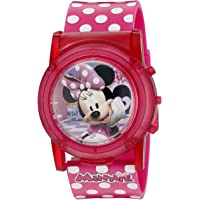 Disney Minnie Mouse Boutique LCD Pop Musical Watch (Model: MBT3714SR), Pink