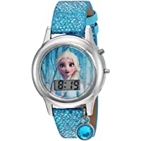 Venhoo Kids Digital Watch with Moving Unicorn Dial Outdoor Sport Woven Nylon Strap 7 Colorful LED Electrical Wrist…