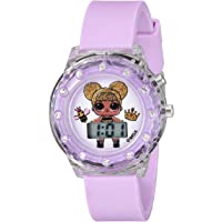 L.O.L. Surprise! Girls' Quartz Watch with Plastic Strap, Purple, 16 (Model: LOL4044)