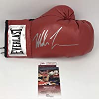 Mike Tyson Signed Autograph Boxing Glove Red JSA Witnessed Certified