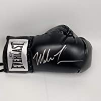 Autographed/Signed Mike Tyson Imperfect Black Everlast Boxing Glove Athlete Hologram COA