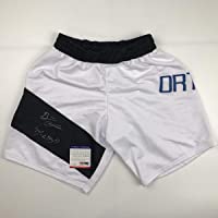 Autographed/Signed Brian Ortega UFC MMA White Ultimate Fighting Trunks PSA/DNA COA