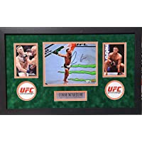 Conor McGregor Signed Autograph UFC Custom Framed 8x10 Photo Suede Matted Fanatics Authentic Certified