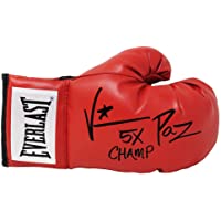 Vinny 'Paz' Pazienza Signed Everlast Red Boxing Glove w/5x Champ