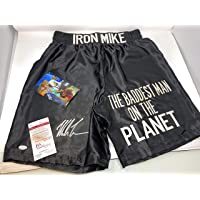 Mike Tyson Signed Autograph Boxing Trunks Baddest Man On The Planet Limited Edition Embroidered JSA Witnessed Certified