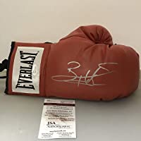 Autographed/Signed Bernard Hopkins Red Everlast Boxing Glove JSA COA Auto