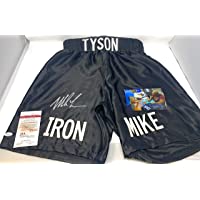 Mike Tyson Signed Autograph Boxing Trunks IRON MIKE Edition JSA Witnessed Certified