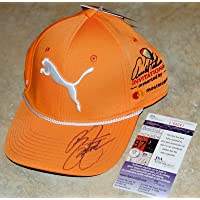 RICKIE FOWLER Signed PUMA Arnold Palmer Orange GOLF youth HAT + COA U88041 - JSA Certified - Autographed Golf Equipment