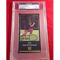 Ian Woosman signed 1998 Champions of Golf Card Slabbed #81996608 - PSA/DNA Certified - Autographed Golf Equipment