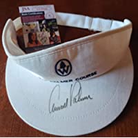 Arnold Palmer JSA Coa Signed Golf Visor Autograph - Autographed Golf Equipment