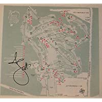 ADAM SCOTT Signed MASTERS Augusta National Golf Club COURSE MAP Pga 2014 - Autographed Golf Clubs