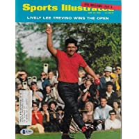 Lee Trevino Autographed Golf Sports Illustrated 6/24/68 Beckett Authenticated - Autographed Golf Equipment
