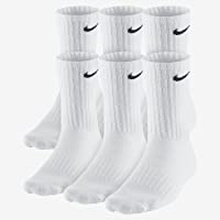 Nike 6-pk. Performance Cotton Crew Socks Size 8-12